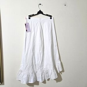 Udel NY Wrap Ruffle Skirt NWT